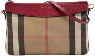 Burberry Pre-owned Cross Body Bags, female, Brown, Size: ONE SIZE Pre-owned Peyton Crossbody Bag