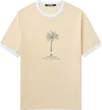 Jacquemus T-shirt con stampa - Toni neutri