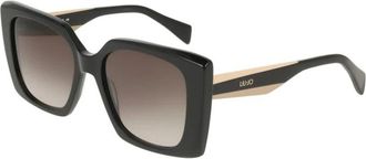 Liu Jo Vierkante Zonnebril - Dames - Zonnebrillen - Zwart - 54 MM - Accessoires