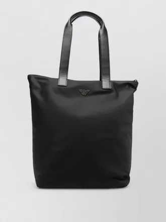 Emporio Armani large tote bag shopping set top handles