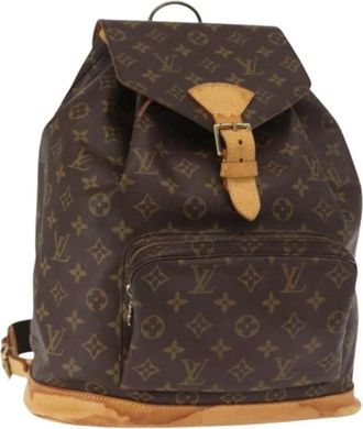 Louis Vuitton Pre-owned Backpacks, female, Brown, Size: ONE SIZE Pre-owned Vintage Backpack