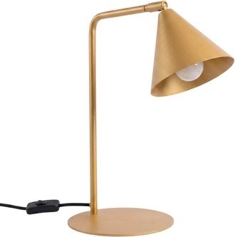 Sollux Lighting L&aacute;mpara de escritorio dorado acero alt. 35 cm