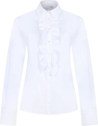 Douuod Dames, Blouses & Shirts, Wit, Maat: S