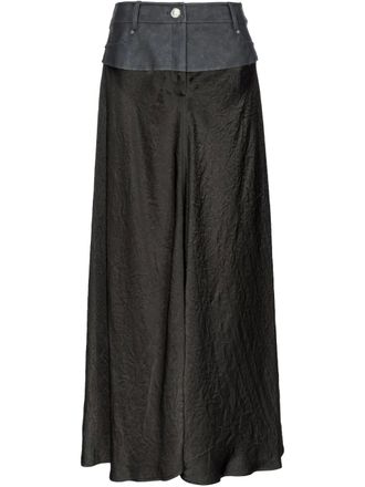 Pinko layered midi skirt - Black