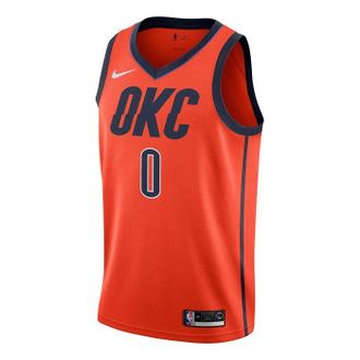 Nike Nba Earned Edition Sw Fans Version Of Mens Orange Jersey BQ1171-891