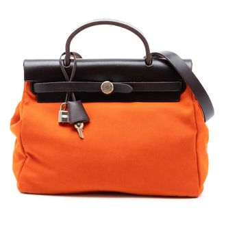 Herm&egrave;s Pre-owned Hermes Toile Herbag Zip 31 Ladies WERKFYY3FHOXSB1U