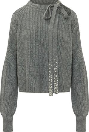Des_Phemmes Pullover Corto - - Knitwear - Donna - Grigio - M