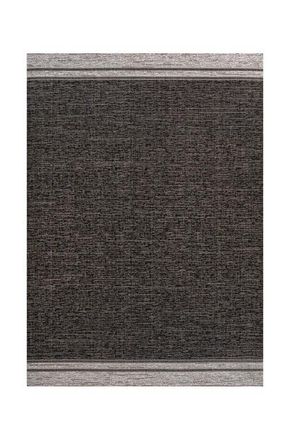 Jonathan Y Designs Alda Modern Minimalist Mingled Solid Indoor/Outdoor Area Rug in Black/cream at Nordstrom, Size 3Ft 0In X 5Ft 0In