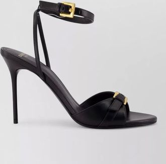 Balmain leather anthem sandals