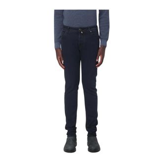 Jacob Cohen Slim-fit jeans - Heren - Jeans - Blauw - Maat: W37