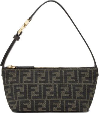 Fendi Vanity Pouch Small - Dames - Schoudertassen - Bruin - ONE Size - Katoen - Tassen
