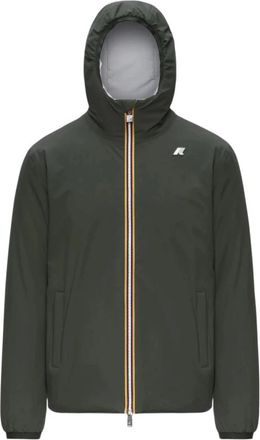 K-Way Jack Reversible Slim Jacket - Heren - Zomerjassen - Groen - S - Polyester - Jassen