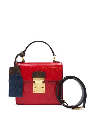 Louis Vuitton 2020 Monogram Vernis Spring Street satchel - women - Leather - One Size - Red
