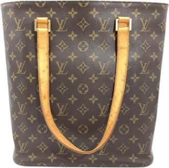 Louis Vuitton Pre-owned Monogram Tote Bag - Dames - Vintage Shopper - Bruin - ONE Size - Vintage