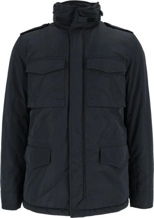 Aspesi Giub Minifield Vento - Heren - Winterjassen - Blauw - 2XL - Jassen