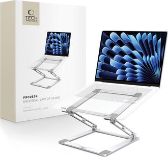 OEM Soporte Universal Para Port&aacute;til Tech-protect Uls400 Prodesk, Color Plata