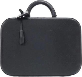 Louis Vuitton Vintage, unisex, Zwart, ONE Size, Leer, Pre-owned Vintage Handbag