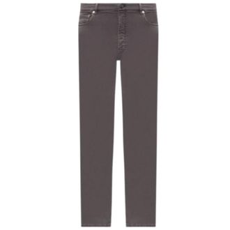 Brunello Cucinelli Straight Fit Five-Pocket Jeans - Heren - Jeans - Grijs - Maat: L Katoen