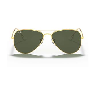 Ray-Ban Sunglasses, unisex, Yellow, Size: 52 MM Aviator Extra Small