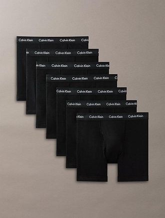 Calvin Klein Pack De 7 B&oacute;xers Sueltos Largos Cotton Stretch