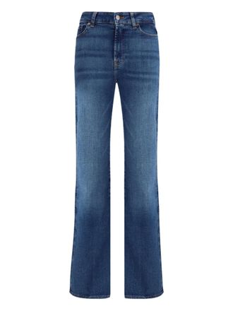7 For All Mankind belt-loop five-pocket jeans - Blue