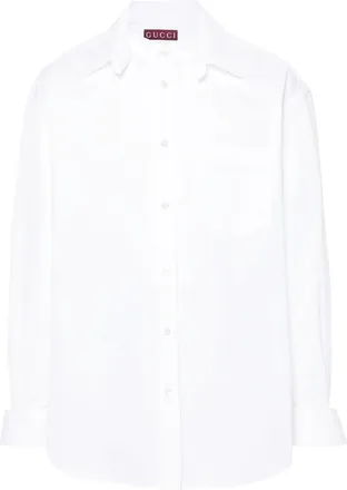 Gucci Logo-embossed Cotton Shirt