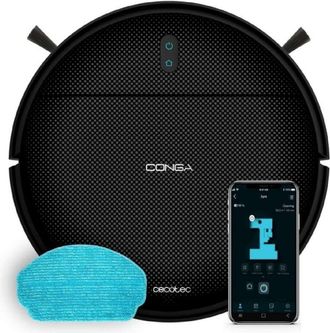 Cecotec Cecotec Robot Aspirador Conga M10. Navegaci&oacute;n Girosc&oacute;pica Ordenada, 2000pa Presi&oacute;n De Succi&oacute;n, Autonom&iacute;a 120 Minutos