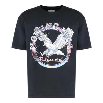 Rhude T-Shirts, male, Black, Size: XL T-shirt