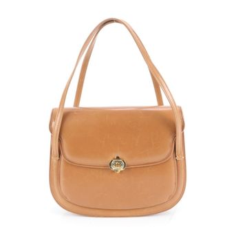 Gucci Brown Leather Tote Bag (Pre-Owned)