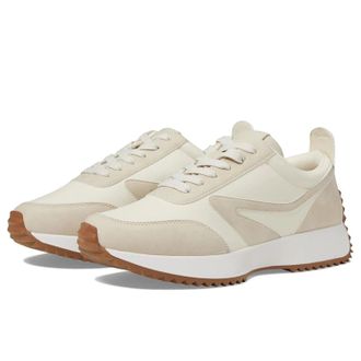 Dolce Vita Bynx Sneakers Womens Ivory Lace Up Comfort Shoes HTAT1139
