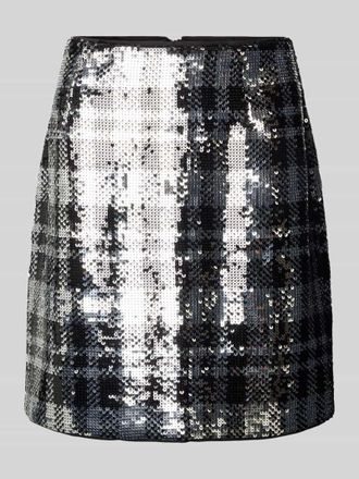 Christian Berg Minirock mit Paillettenbesatz in Black, Größe 36