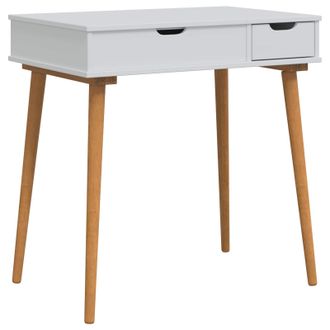 vidaXL Mesa Tocador Fauske Blanco 76 X 50 X 78 Cm Vidaxl
