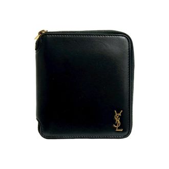Saint Laurent Black Leather Wallet (Bi-Fold) (Pre-Owned)