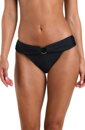 Sunshine 79 Ring Sash Bikini Bottoms in Black at Nordstrom, Size 10
