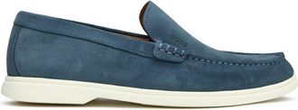 HUGO BOSS Mens Sienne Shoes - Blue Suede - Size UK 10