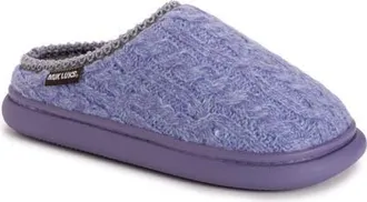 Muk Luks Bindi Faux Shearling Lined Clog in Purple at Nordstrom, Size Medium