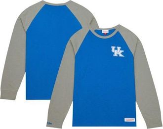 Mitchell & Ness Mens Mitchell & Ness Royal Kentucky Wildcats Legendary Slub Raglan Long Sleeve T-Shirt at Nordstrom, Size Small