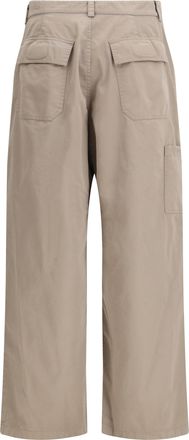 Balenciaga Mens Workwear Pants New Beige Cotton Trousers