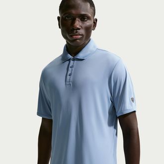 Nike Mens Par Dri-FIT Golf Polo in Blue | IQ7023-486