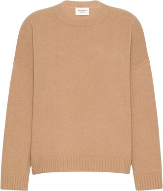 Max Mara Wkdsibari Ronde hals Trui - Dames - Ronde hals truien - Beige - XS - Wol - Truien & Vesten