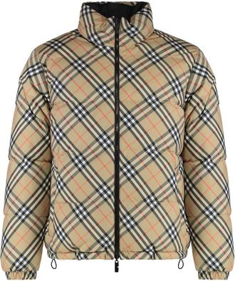 Burberry Beige Check Reversible Jacket