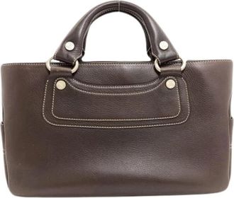 Celine Pre-owned Vintage Handtas - Dames - Vintage Handtas - Bruin - ONE Size - Leer - Vintage