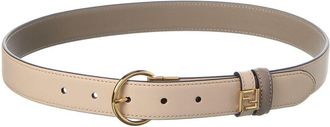 Fendi Fendi Ff Leather Belt