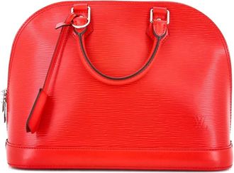 Louis Vuitton Alma Handbag Epi Leather PM satchel - Rood