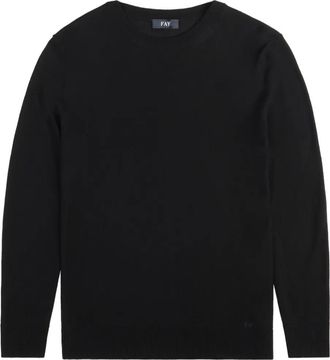 Fay Maglione girocollo - Nero