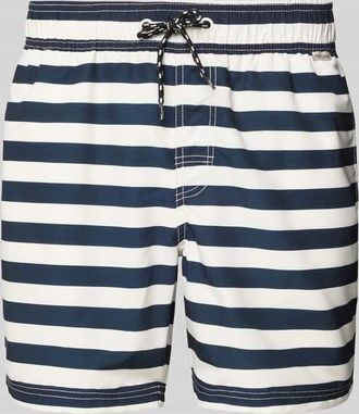 Blend Regular Fit Badeshorts mit Ges&auml;&szlig;tasche Modell Rori in Marine, Gr&ouml;&szlig;e XXL