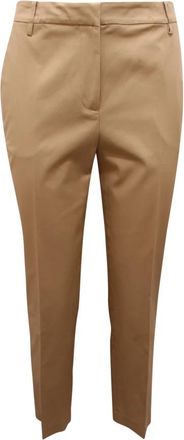 Emma & Gaia Katoenen Broek - Dames - Chinos - Beige - S - Katoen - Broeken