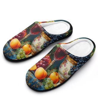 Generic Kitchen Fresh Fruits Mens Slippers Comfortable And Non-slip Cotton Slipper Shoe for House