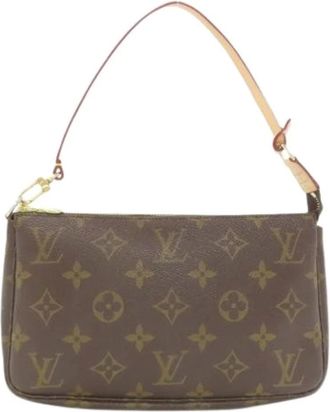 Louis Vuitton Pre-owned Mini Bags, female, Brown, Size: ONE SIZE Pre-owned Pouch