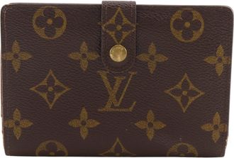Louis Vuitton Brown Monogram Canvas Wallet (Bi-Fold) (Pre-Owned)